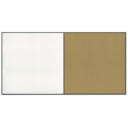 Enclosed Corkboard,1 Door,60x36,4 Fra